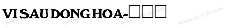 VI Sau Dong Hoa字体转换